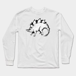 Dinosaur Stegosaurus Long Sleeve T-Shirt